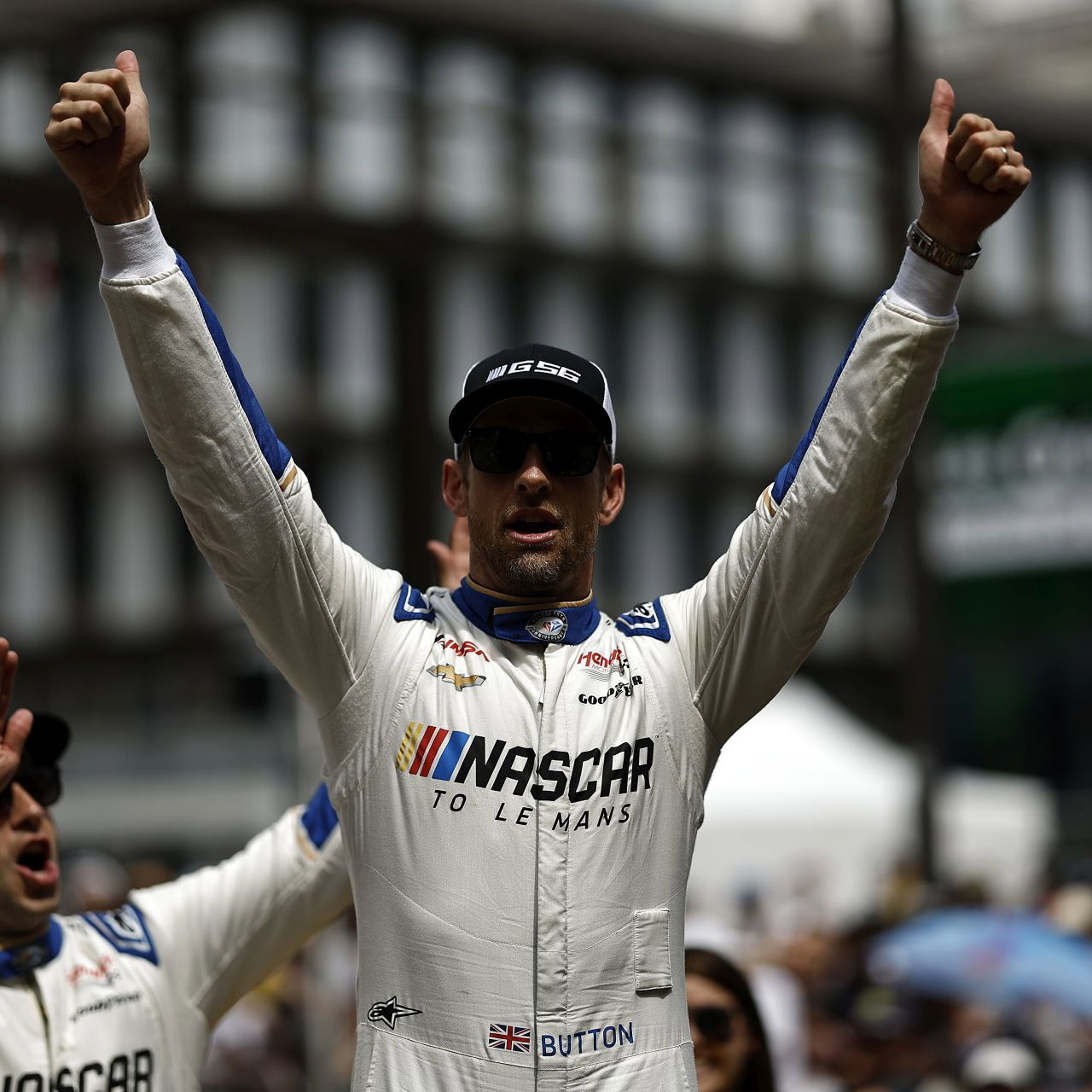 Jenson Button, Hendrick Motorsports Garage 56 NASCAR at Le Mans